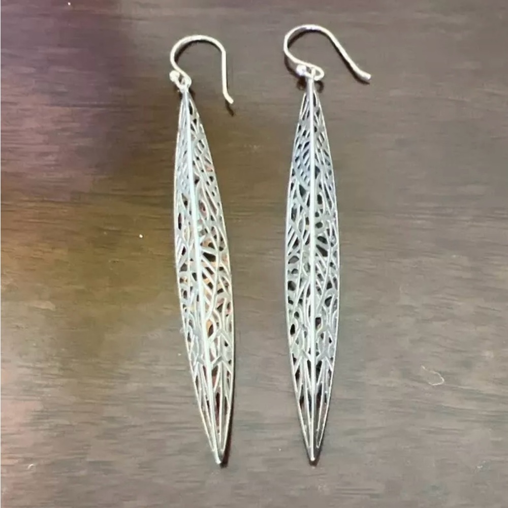 Silpada RARE HTF Sterling STILETTO French Wire Earrings - NEW